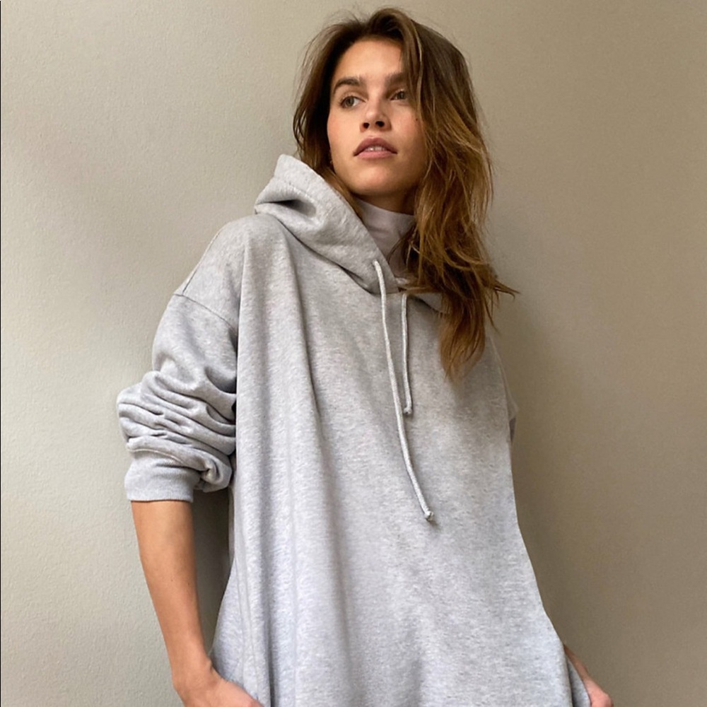 NWT Aritzia Wilfred Free Beasley Hoodie in New Heather Grey